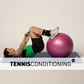 Physio Ball Leg Curl Shoulder Extension